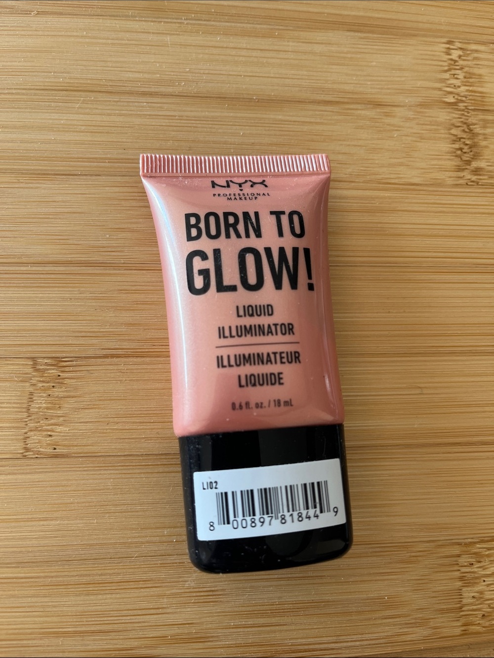 (NWT) NYX Born To Glow Liquid Illuminator — Pink Peach Shimmer